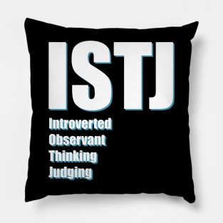 ISTJ The Logistician MBTI types 9B Myers Briggs personality Pillow