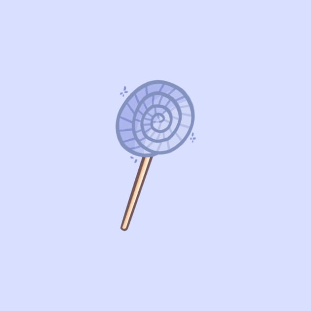 Blue Lollipop by  illustrateanna