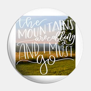 Of Mountains and Men Pin