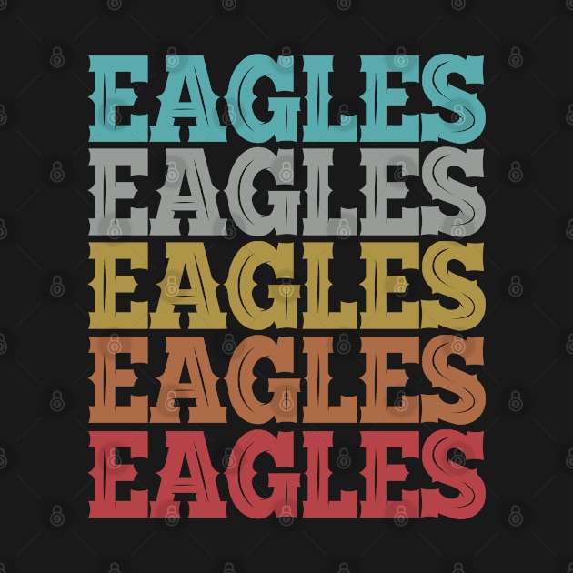 Vintage Retro Eagles by Fomah