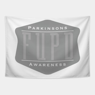 Parkinsons Awareness FUPD Ghosted Tapestry