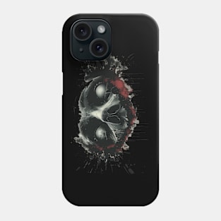 Death looking out close up on the eyes. Phone Case