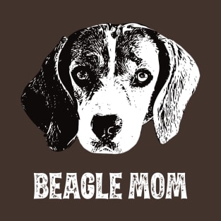 Beagle Mom Beagle Design T-Shirt