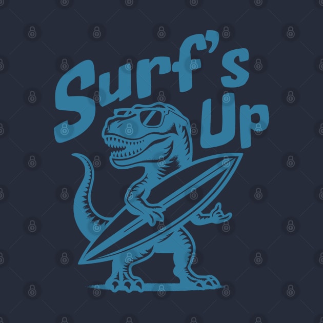 Surf's Up Dino by TravelTeezShop