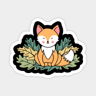 Cutie Yoga Fox Magnet