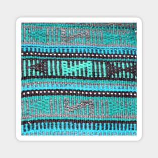 aqua blue green abstract minimal minimalistic stylish modern texture antique carpet photo, For custom orders please DM me. Magnet