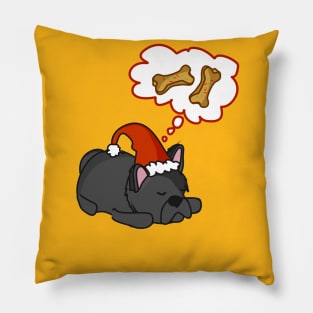 Cute Pug Dreams Pillow