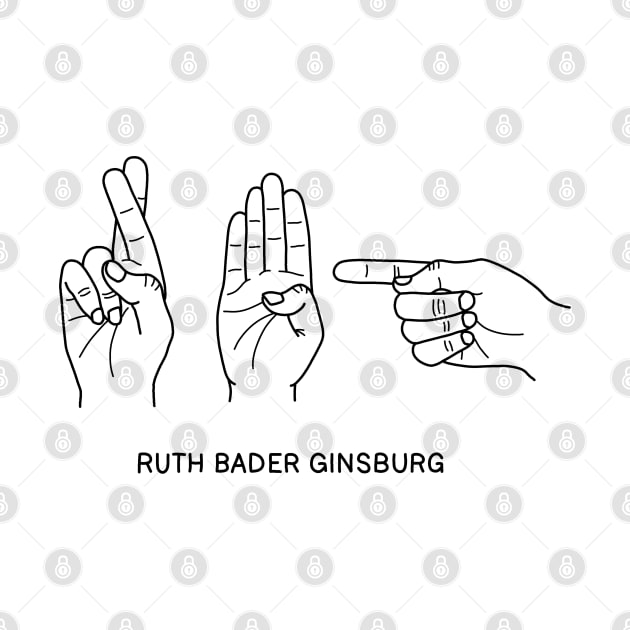 Ruth Bader Ginsburg ASL by valentinahramov