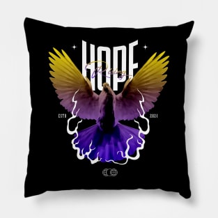 Rising Hope Modern Streetwear Pillow