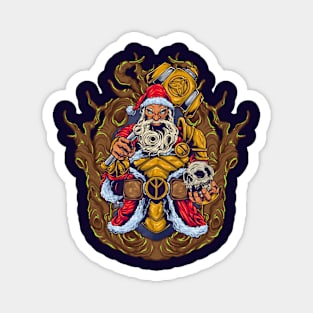 Dwarf-Santa Magnet