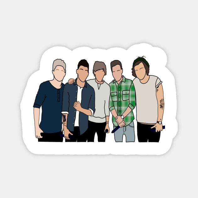 One Direction Awardshow design Magnet by HeavenlyTrashy