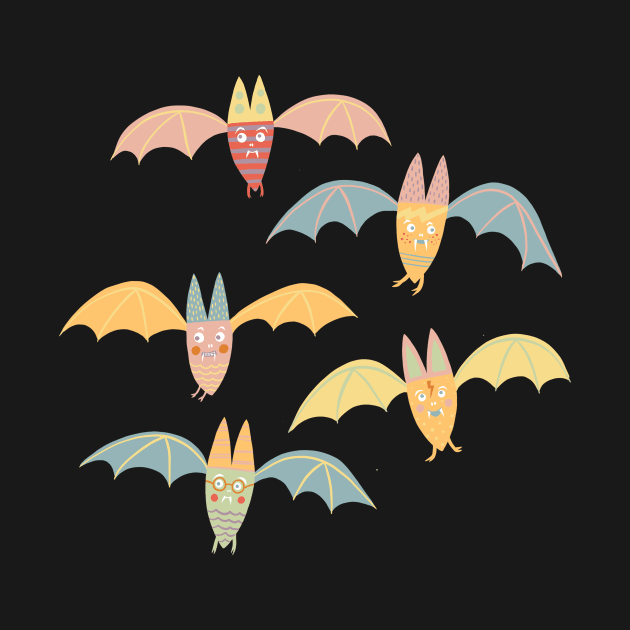 Funny Vampire Bats by Das Brooklyn