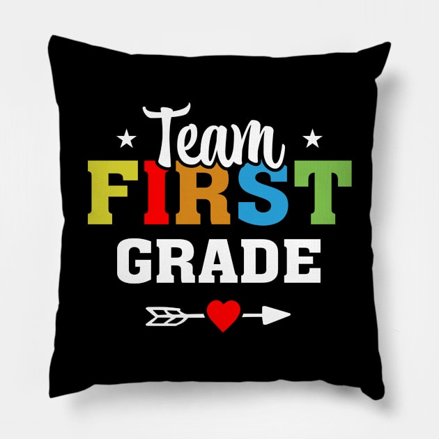 team first grade Pillow by busines_night