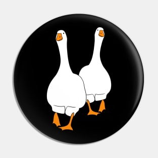 Walking Geese Pin