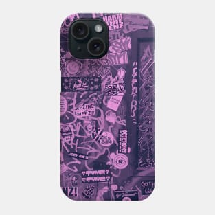 Pink Graffiti Tag Sticker NYC Phone Case
