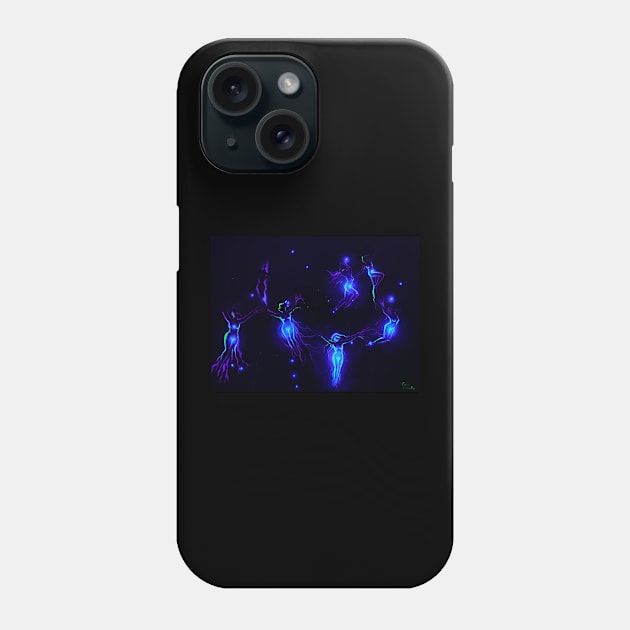 Glowing pleiades Phone Case by CORinAZONe