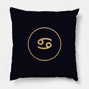 Cancer Zodiac Sign Symbol Pillow