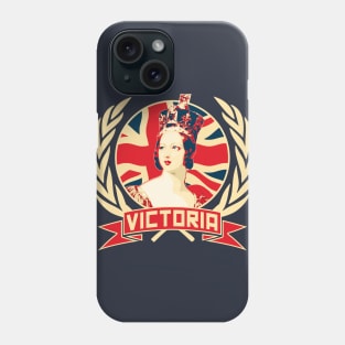 Queen Victoria British Flag Propaganda Phone Case