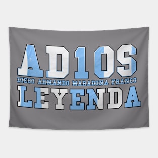 Adios Leyenda Diego Maradona 10 Tapestry