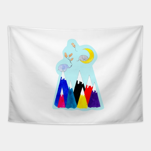 Baby, I'd Climb Any Mountain For You Tapestry by AmayaBrydon