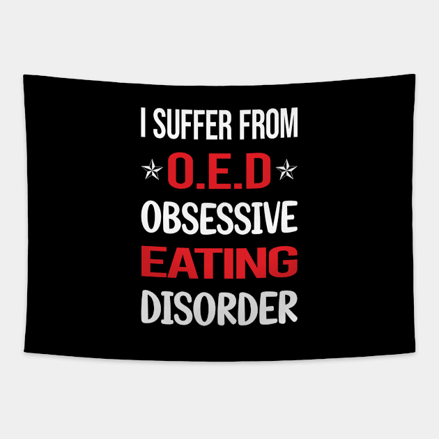 Funny Obsessive 01 Eating Tapestry by Hanh Tay