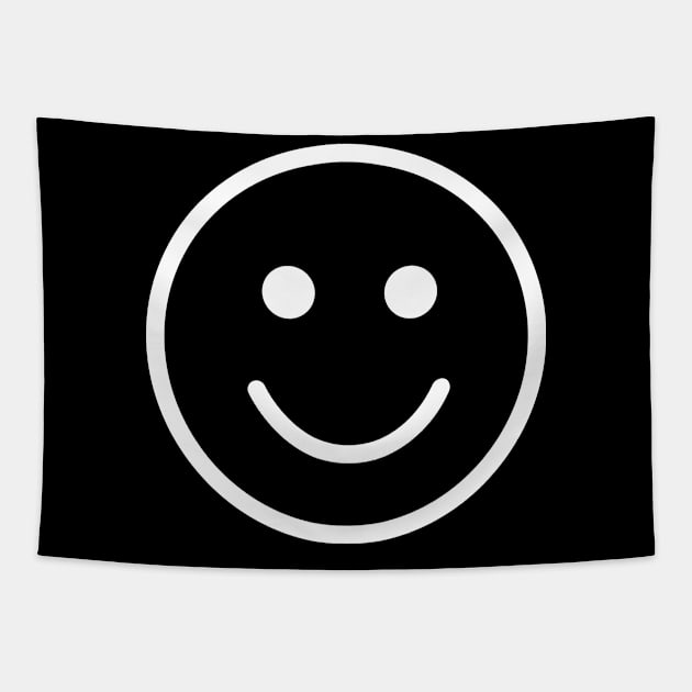 Smiling emoji Tapestry by martinroj