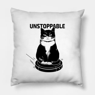 Unstoppable cat Pillow