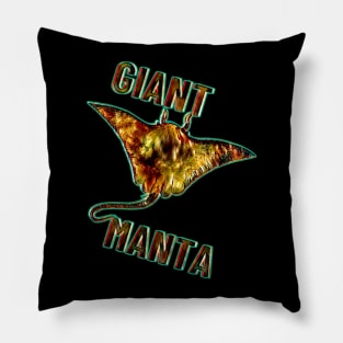 Giant Manta Trend Gift Pillow