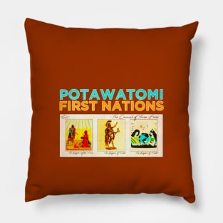 Council of the Fire • Potawatomi • Native Milwaukee WI Pillow