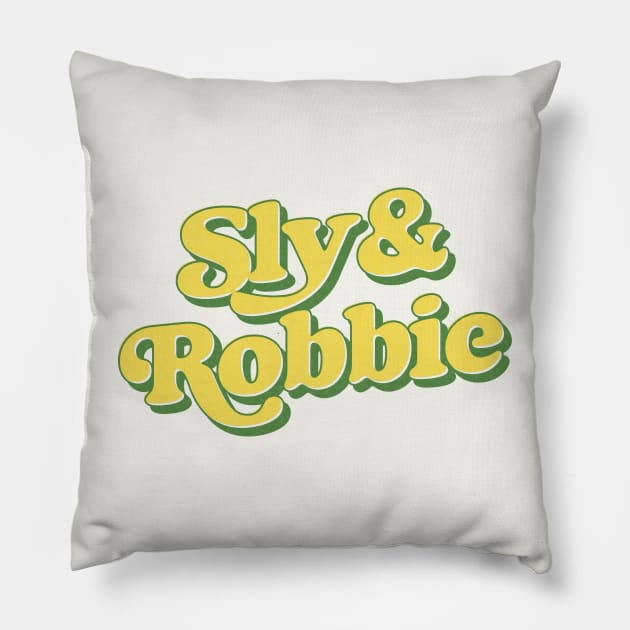 Sly & Robbie /// Reggae Lover Gift Pillow by DankFutura