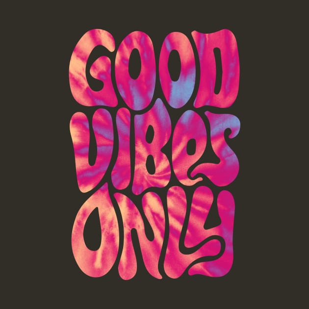 Good Vibes Only | Peach by visionarysea