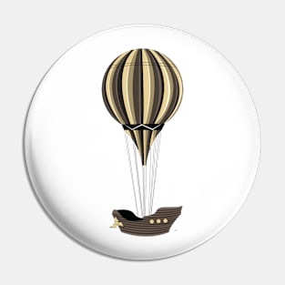 Steampunk Balloon Pin