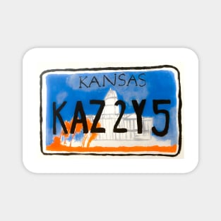 KAZ 2Y5 Licence Plate - SPN Magnet