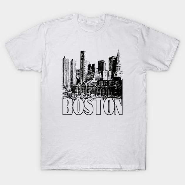 Boston Strong - Skyline Black and Yellow Essential T-Shirt for Sale by  Four4Life