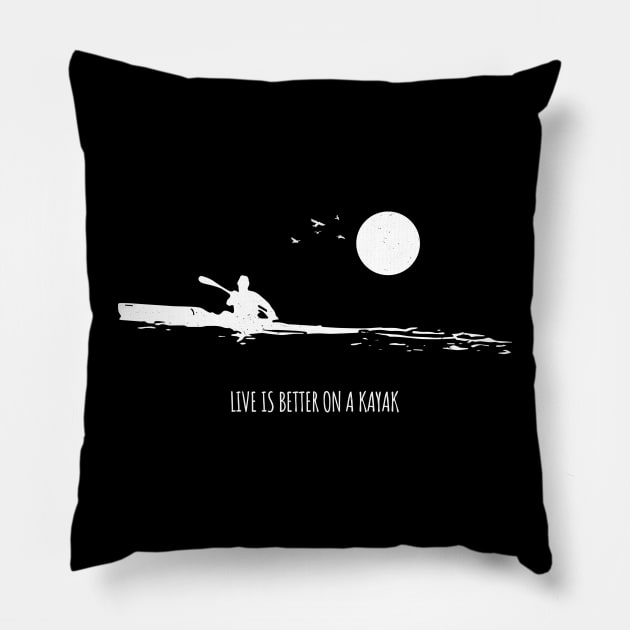 kayaking Pillow by Circle Project