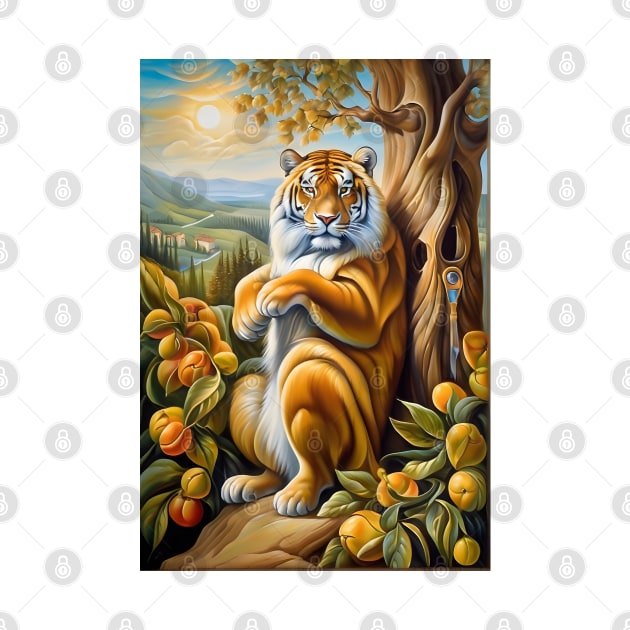 Majestic Reverie: Tiger's Oasis by AlexBRD