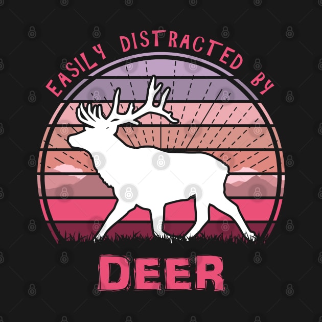 Easily Distracted By Deer by Nerd_art