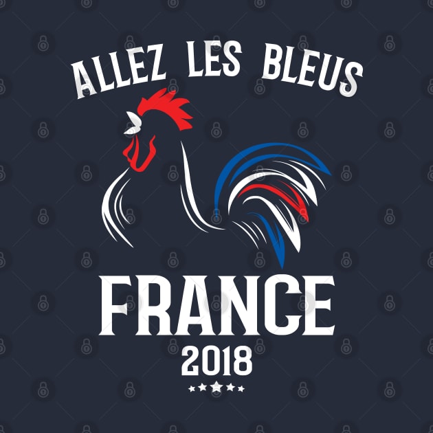 World Cup Champions France Soccer Football 2018 Allez Les Bleus by HCMGift