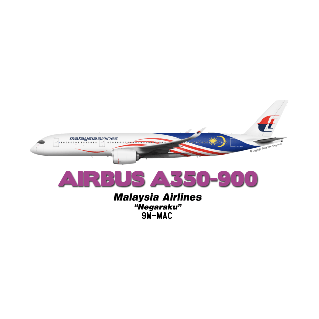 Airbus A350-900 - Malaysia Airlines "Negaraku" by TheArtofFlying