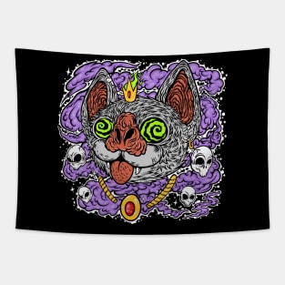 Spooky Bat King Tapestry