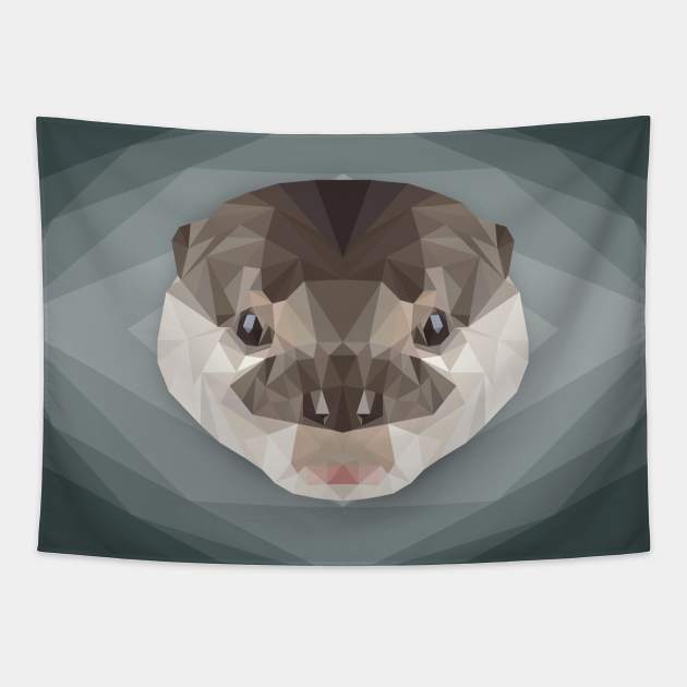 Otherworldly Otter Tapestry by ErinFCampbell