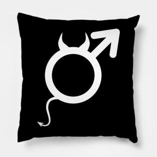 devil gift man symbolic Pillow