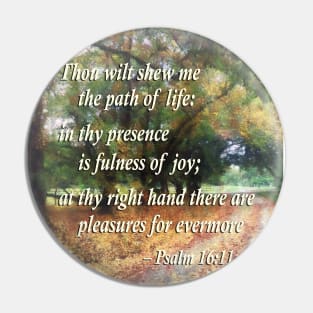 Inspirational - Psalm 16 11 Thou wilt shew me the path of life Pin