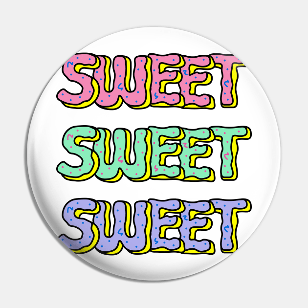 Sweet Donuts Pastel | Cute Pastel Donut Alphabet Typography Pin by brogressproject