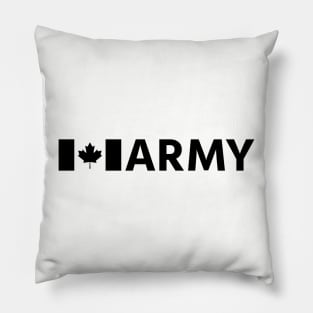 Canadian ARMY - PT - Black Pillow