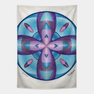 "Confidence" Allowing Mandala Tapestry