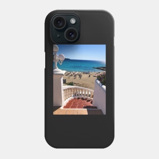 Steps to the beach Cala Tarida Ibiza Phone Case