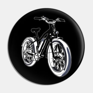 Bicycle illustration Pin