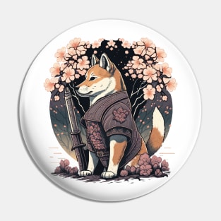 Get Ready to Stand Out with Shiba Dog Samurai Pin