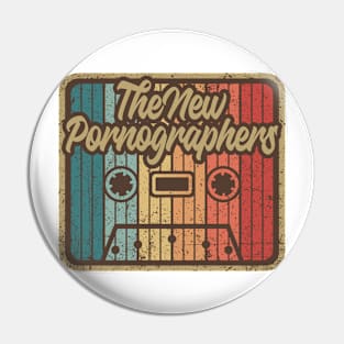 The New Pornographers Vintage Cassette Pin